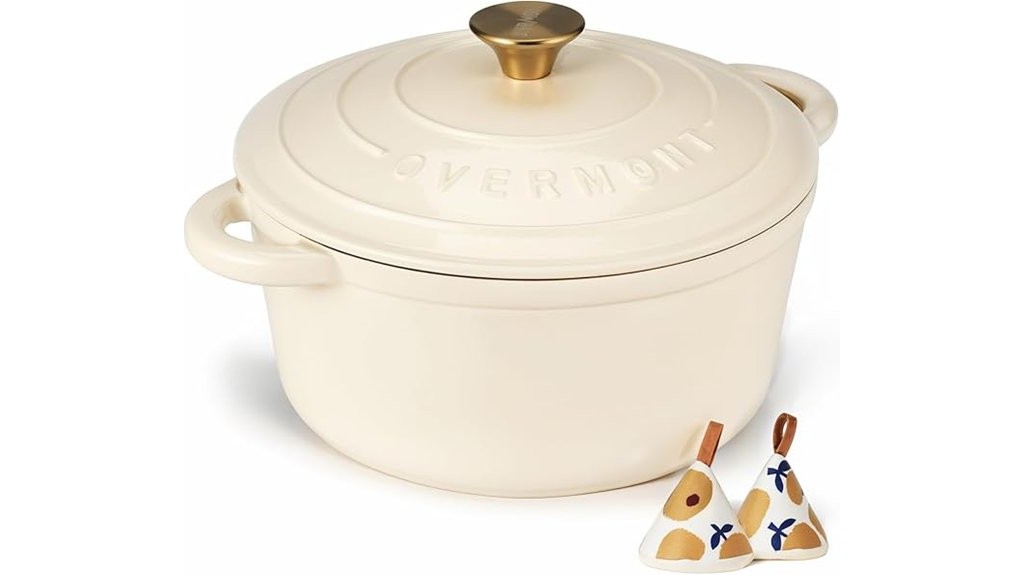 enameled cast iron dutch oven