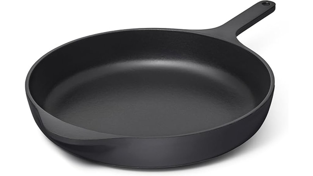 enameled cast iron skillet