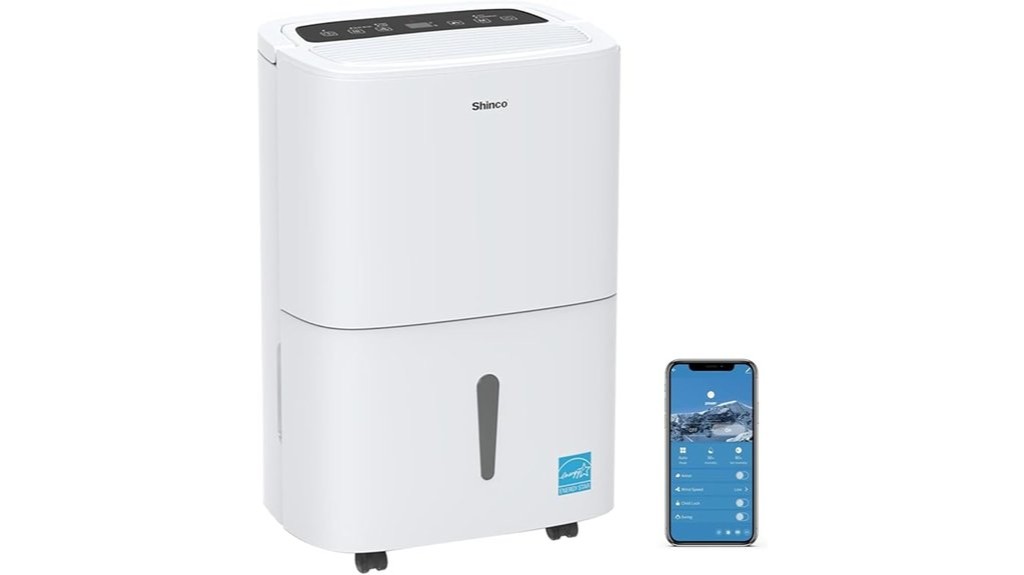 energy efficient wifi dehumidifier