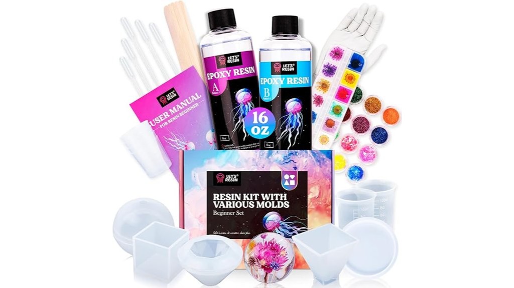 epoxy resin crafting supplies package