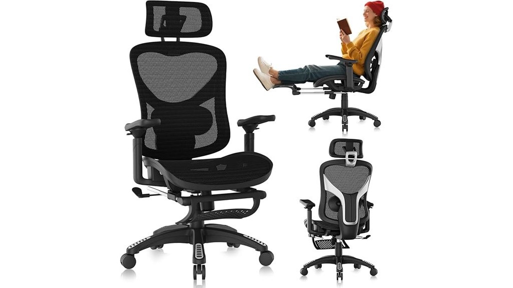 ergonomic adjustable comfortable gaming chair