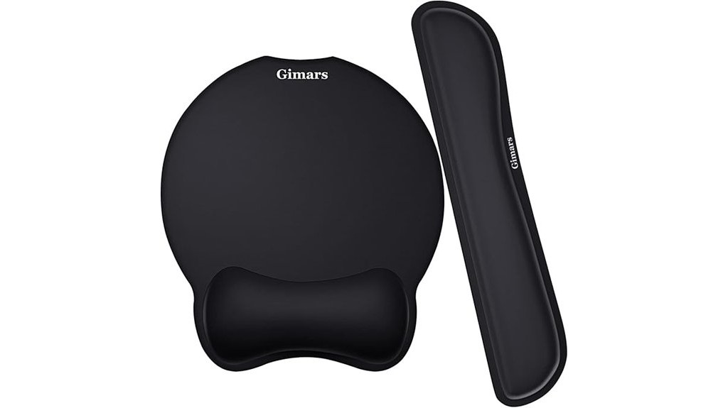 ergonomic mouse pad with wrist support