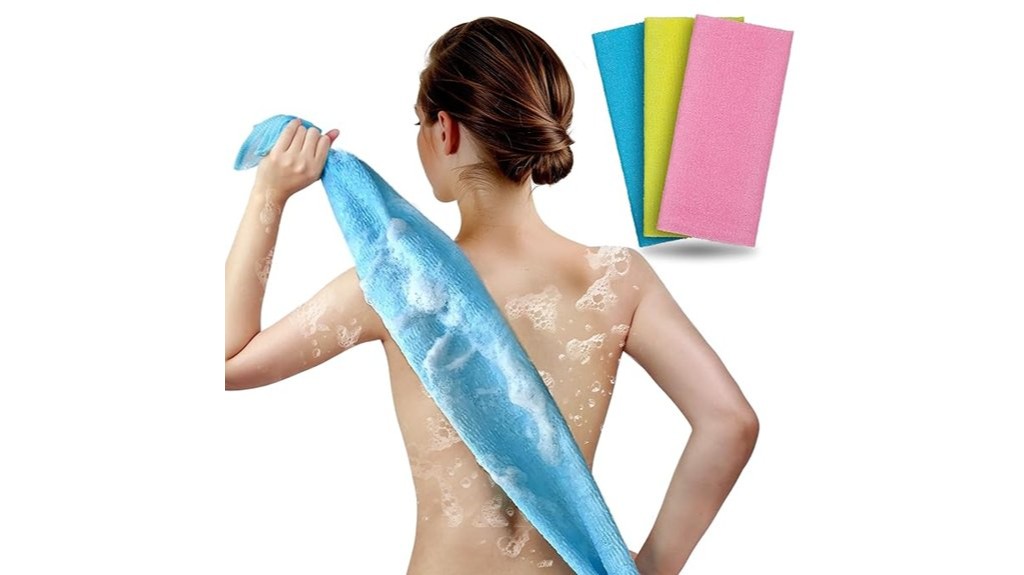 exfoliating body scrub washcloths