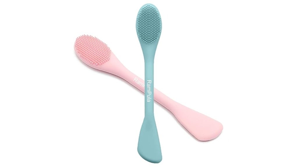 exfoliating massaging and cleansing skin care