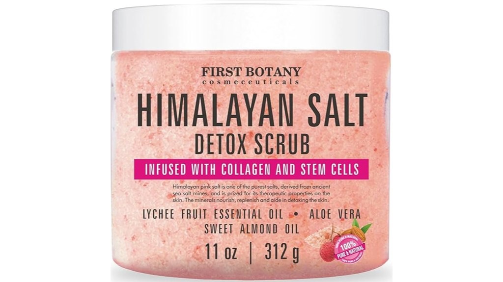 exfoliating natural body scrub