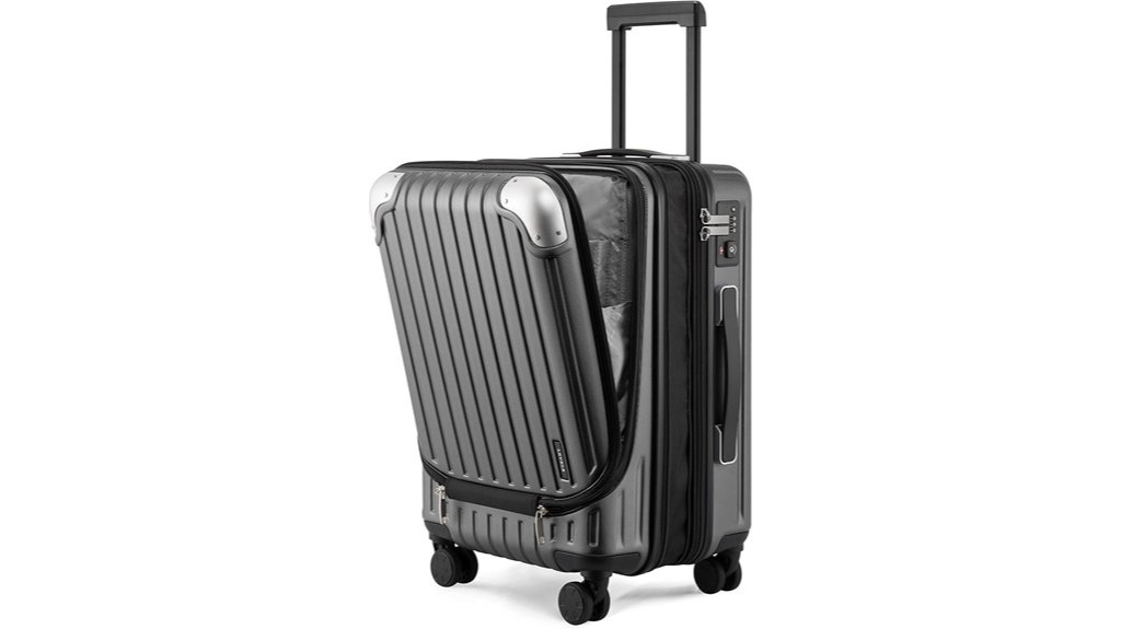 expandable hardside 20 inch carry on luggage