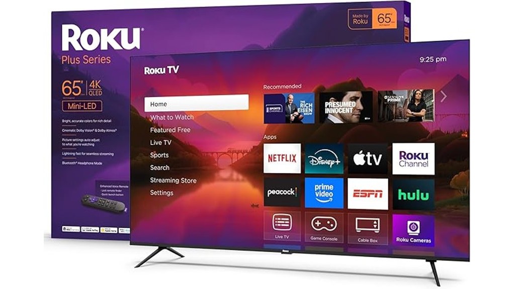 expansive 4k qled entertainment experience