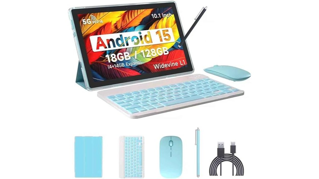 expansive android tablet storage