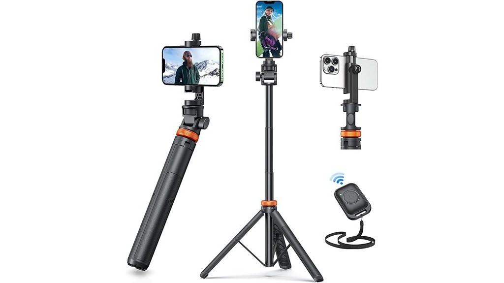 extendable phone tripod stand