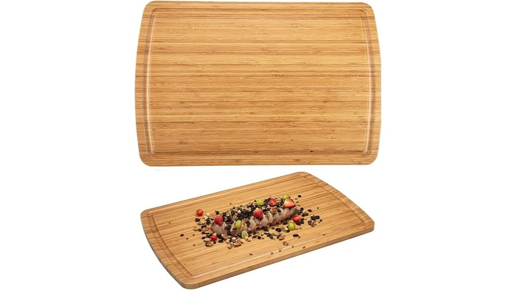 extra large bamboo cutting board