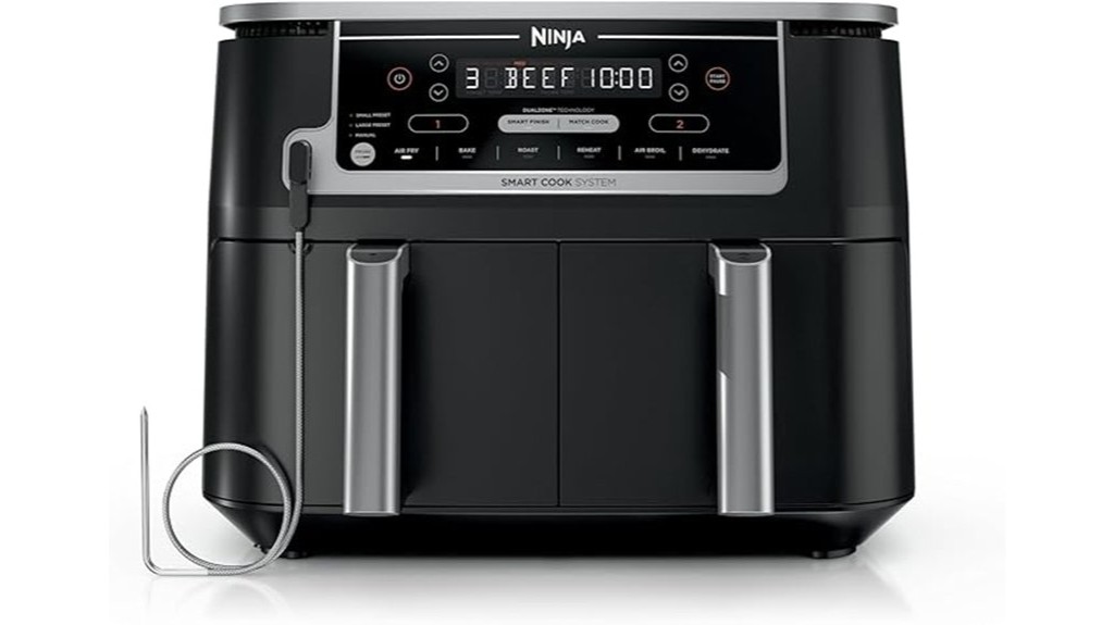 extra large dual zoned air fryer