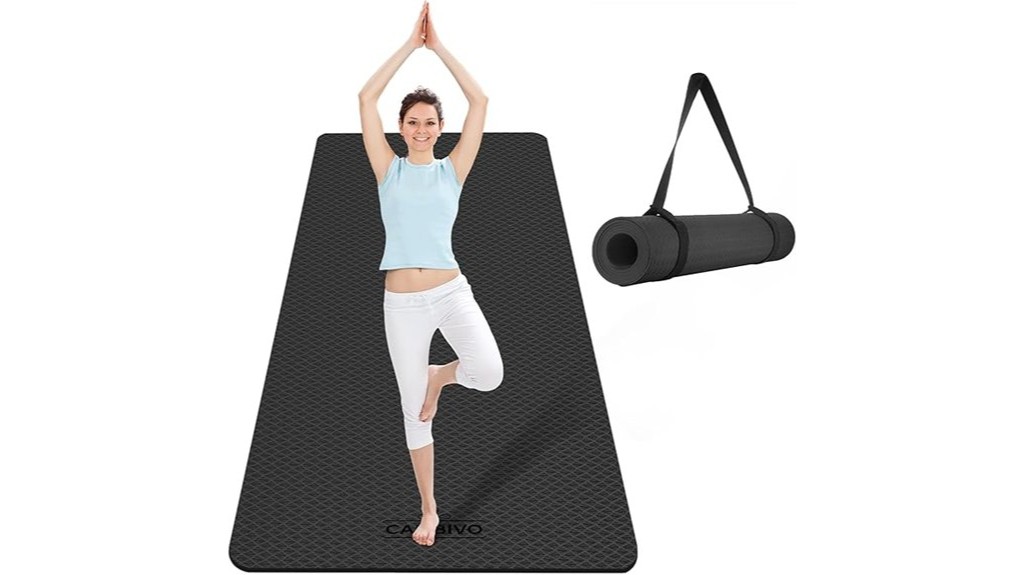 extra wide yoga mat