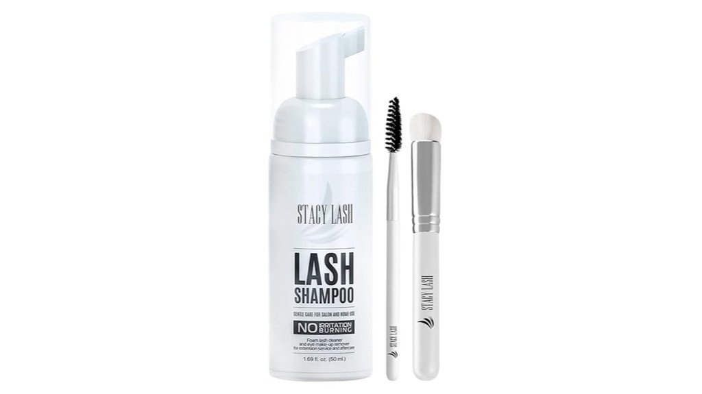 eyelash extension cleansing and grooming