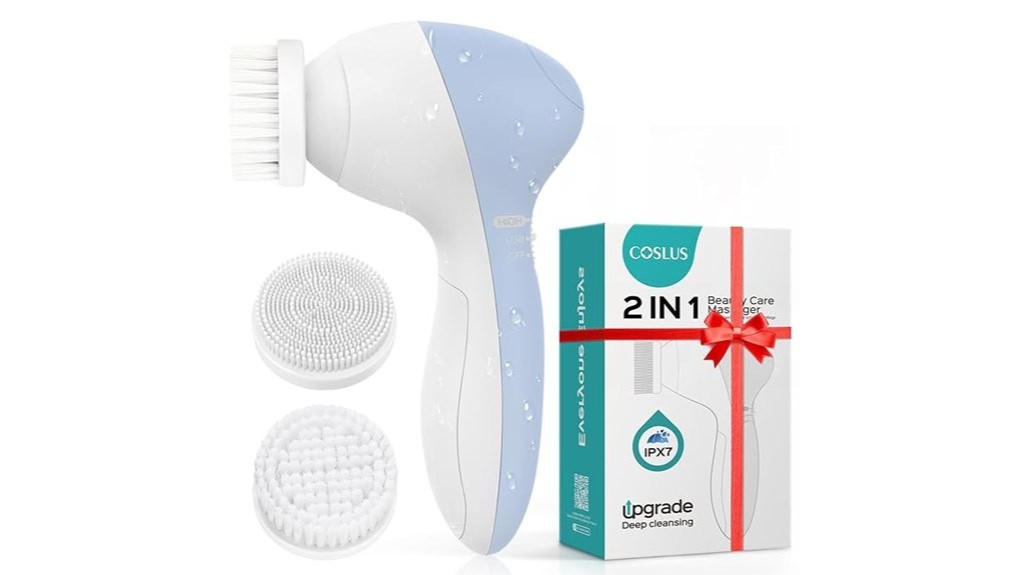 facial cleansing silicone scrubber brush