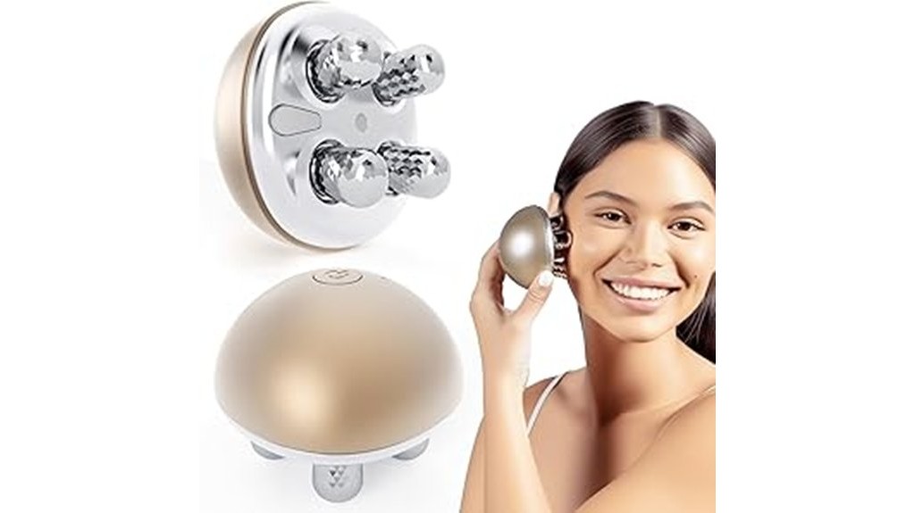 facial microcurrent massage device