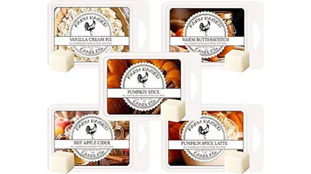 farm raised pumpkin wax melts
