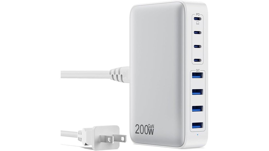 fast multi port usb c charging