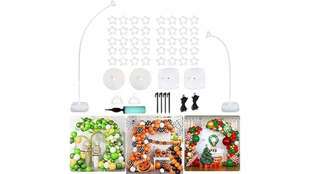 festive party decoration balloon arch