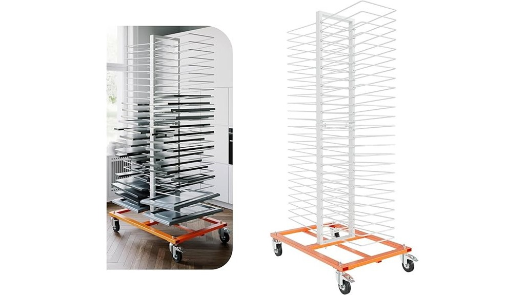 fifty shelf paint drying stand