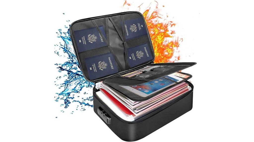 fireproof secure document storage