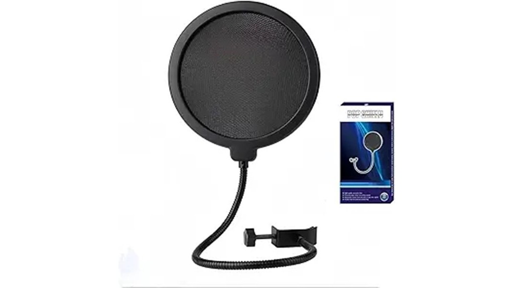 flexible professional microphone pop blocker