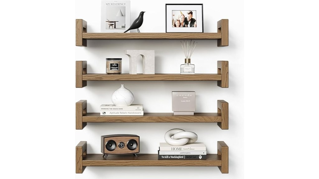 floating wall shelves set