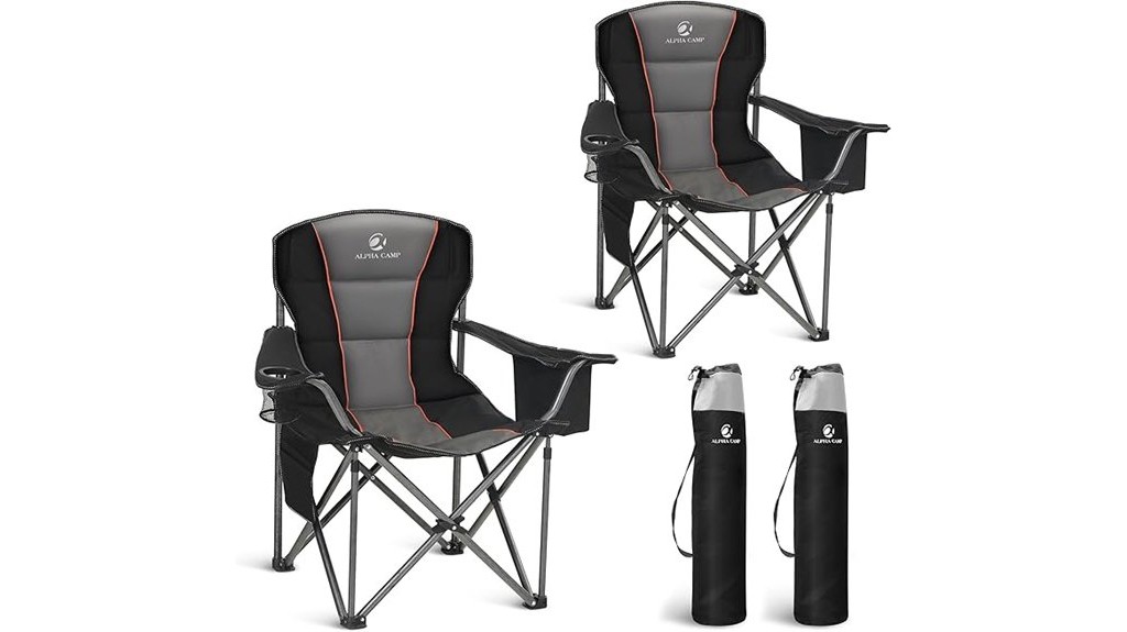 foldable camping chair duo