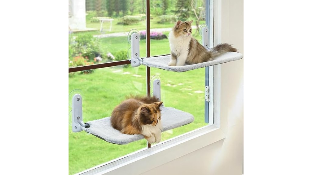 foldable cat window hammock bed