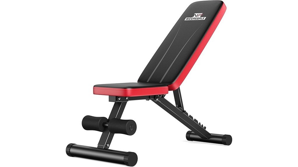 foldable versatile home gym weight bench