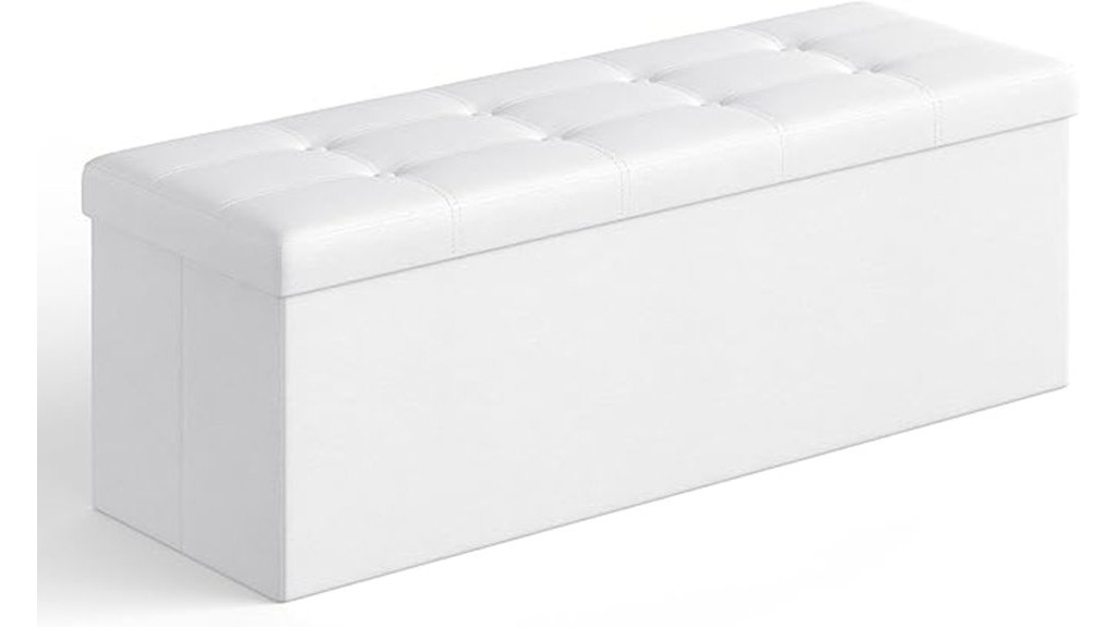 folding storage ottoman bench