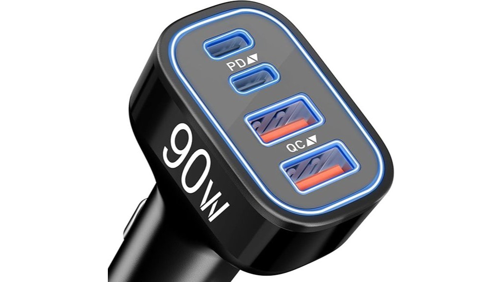 four port super fast charger