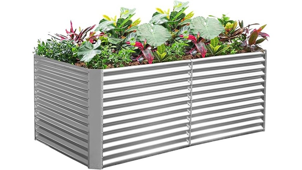 galvanized raised garden beds