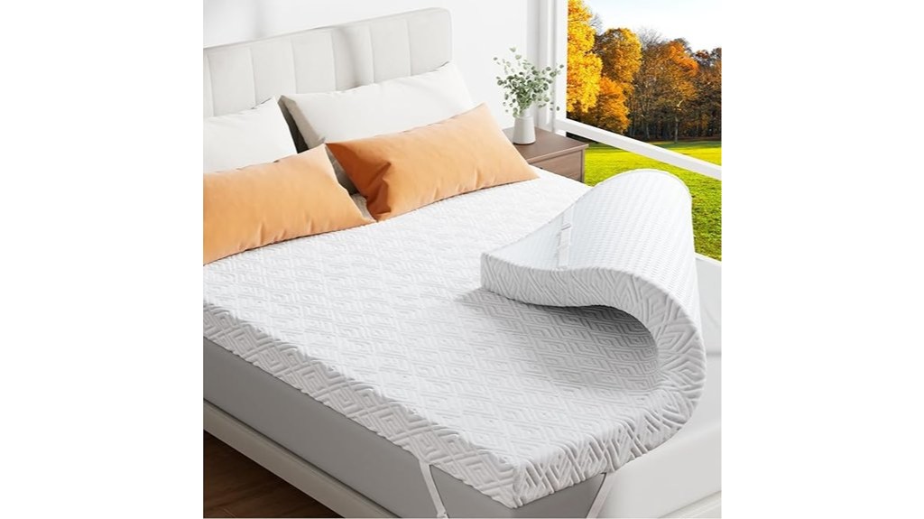 gel memory foam mattress topper