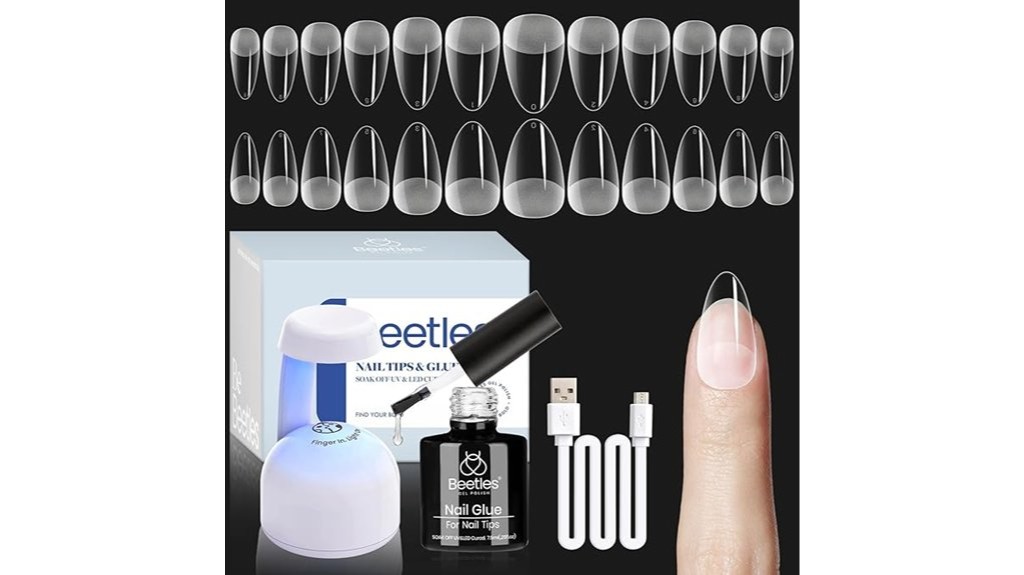 gel nail kit for almond nails