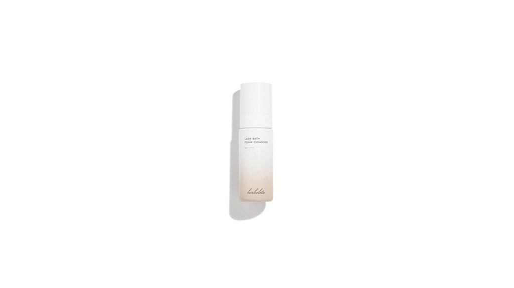 gentle foam lash cleanser