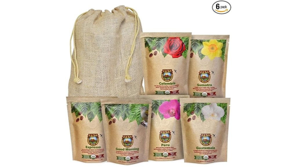 gift bag coffee beans