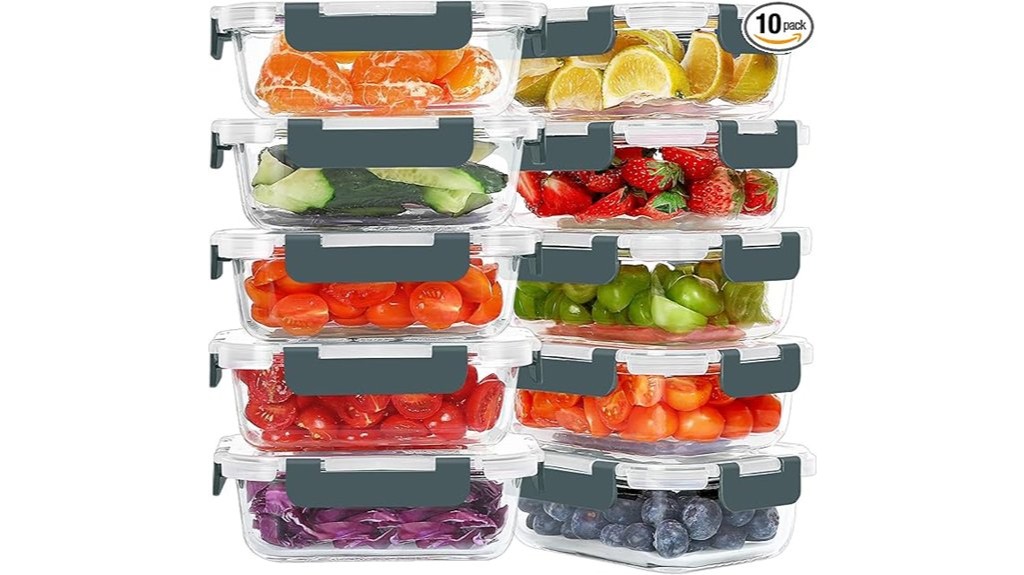 glass meal prep containers