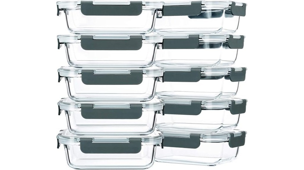 glass meal prep containers