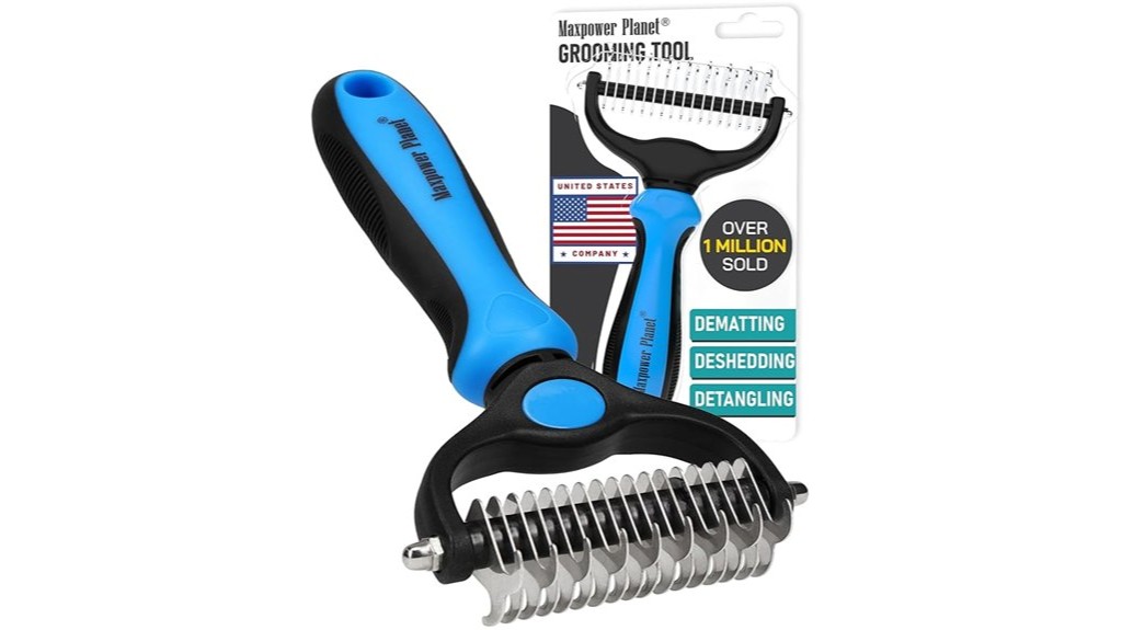 grooming rake for pets