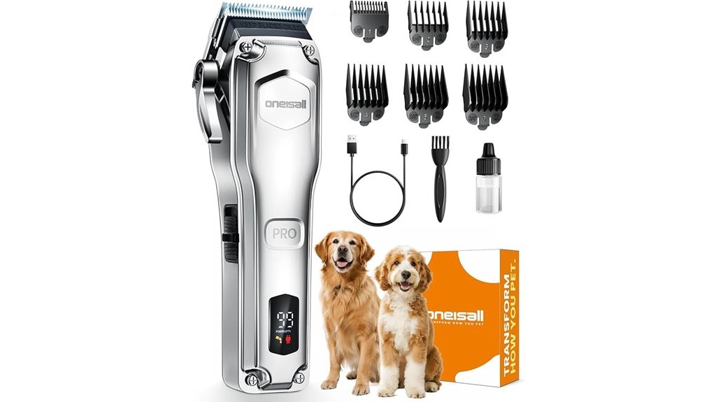 grooming thick haired dogs with clippers
