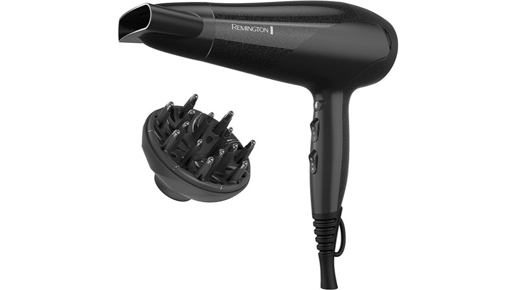 hair dryer with damage protection