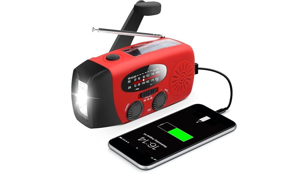 hand crank emergency radio