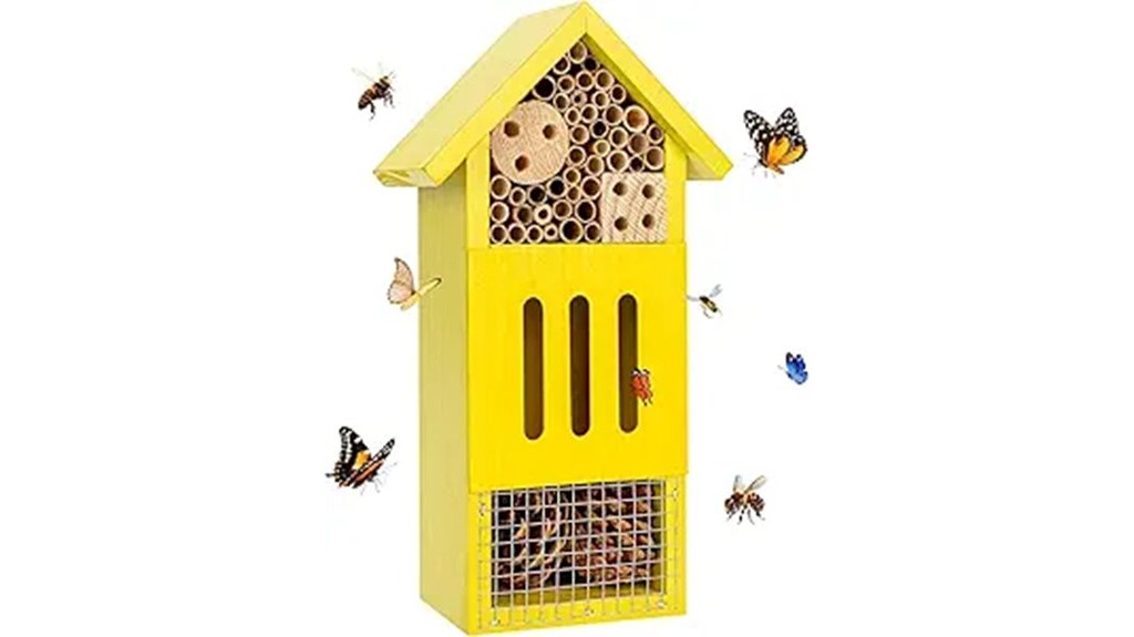 handcrafted wooden insect accommodation