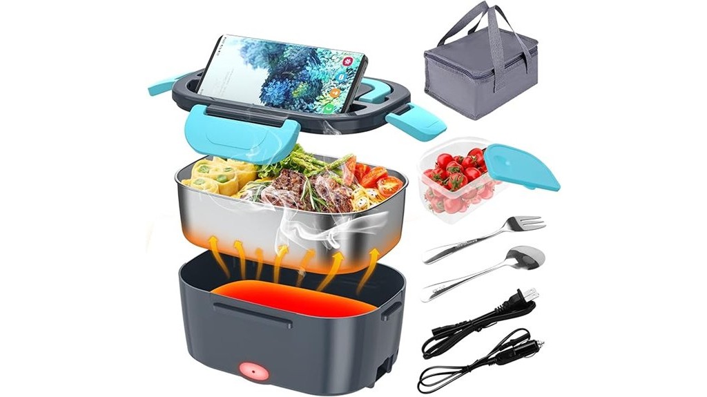 heated portable electric lunch box