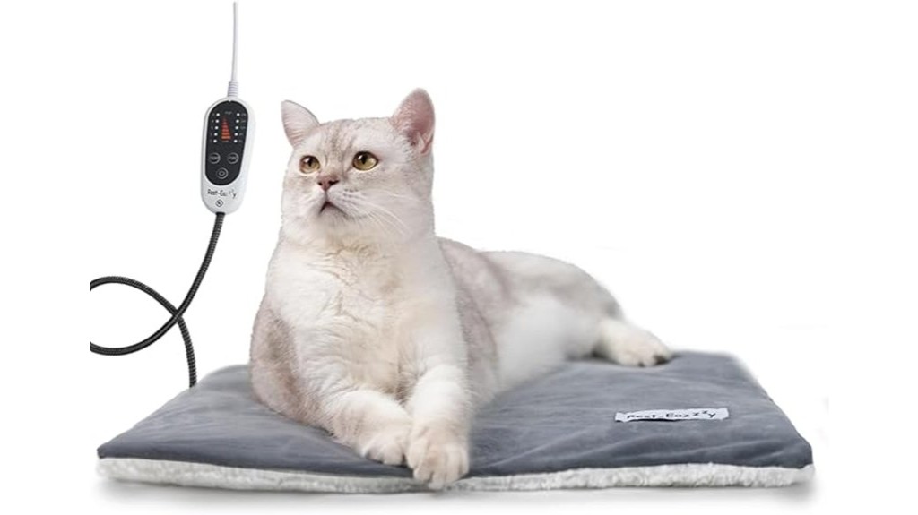 heated removable covered cat bed