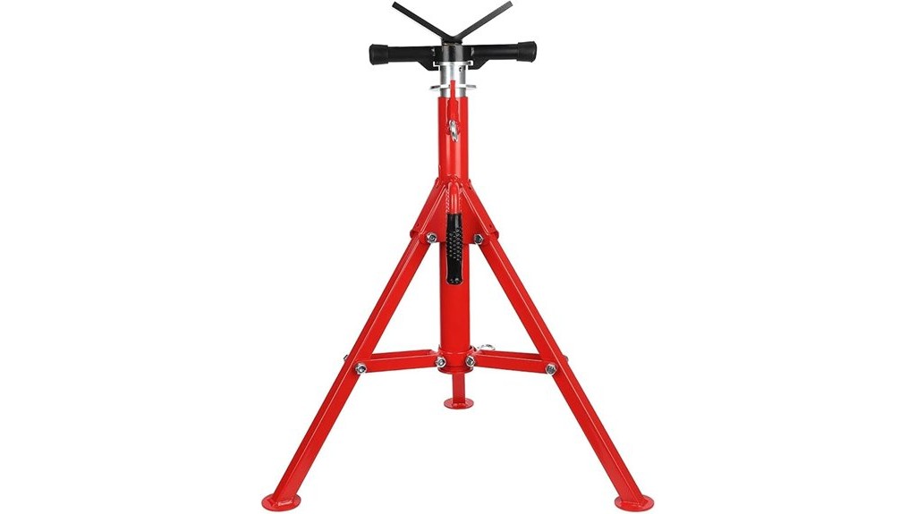 heavy duty folding pipe stand