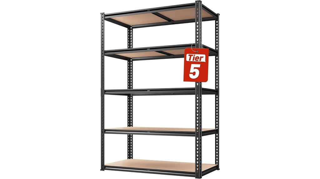 heavy duty garage shelving