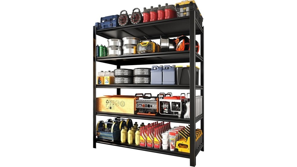 heavy duty garage shelving