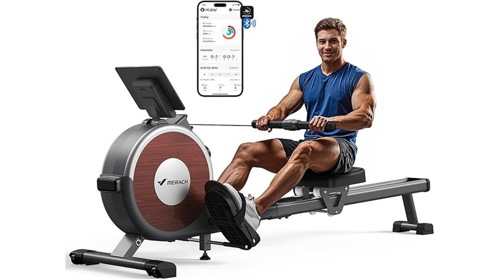 heavy duty magnetic rowing machine
