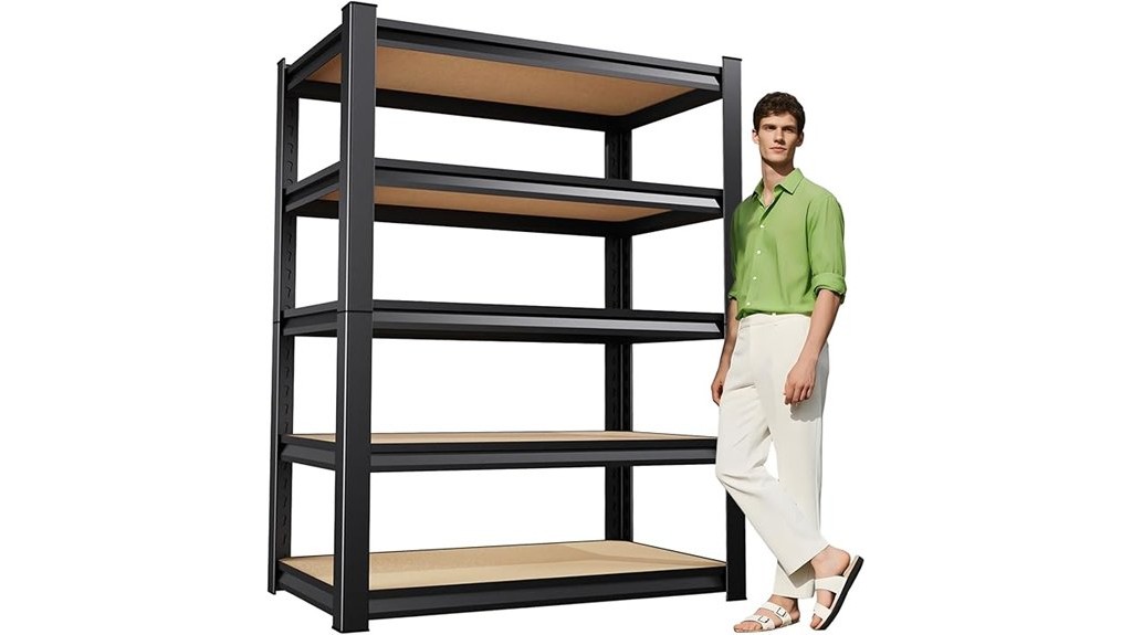 heavy duty metal garage shelving